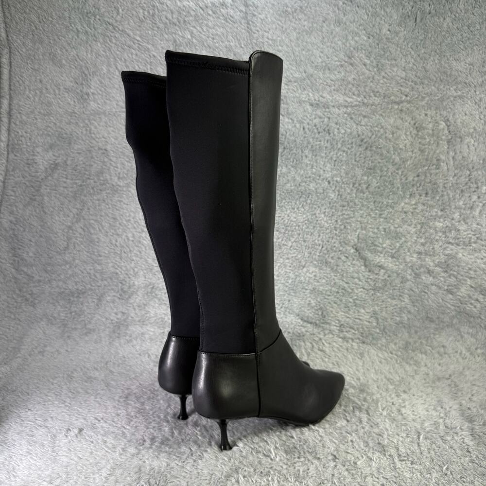 Kenneth Cole Reaction Blossom 50 50 Kitten Heel Knee-High Boots Women's Size 6 - Picture 4 of 10